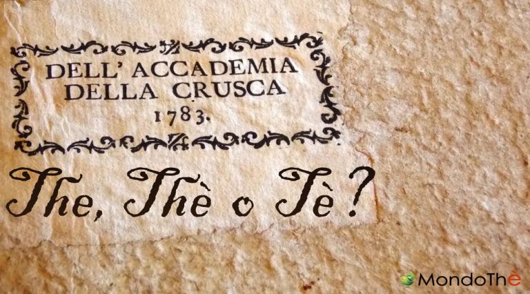 Come si scrive tè